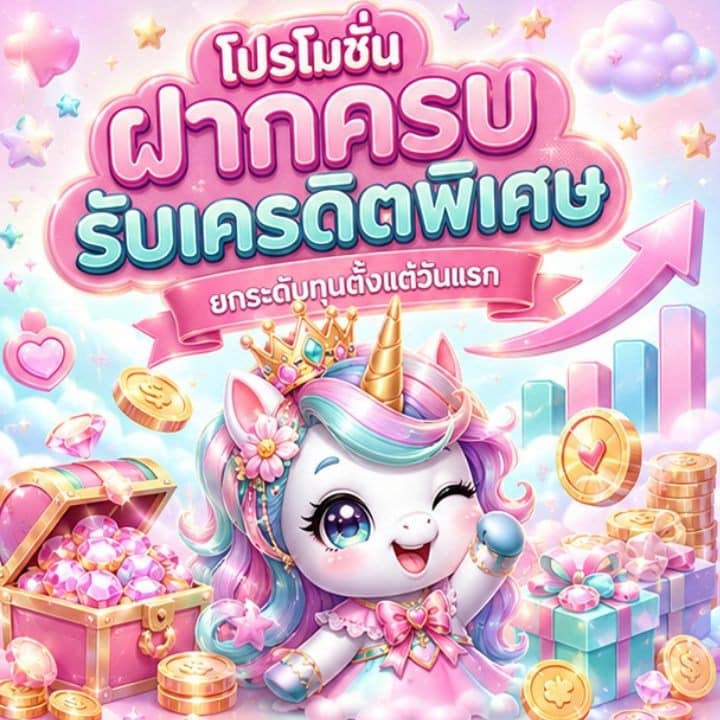 โปรโมชั่นฝากครบ รับเครดิตพิเศษ
